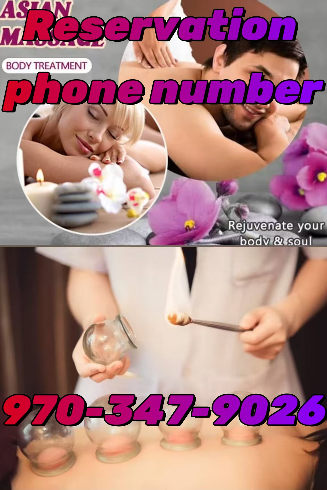 ✨✨✨✨Grand Opening🍀🍀Amazing Massage🍀💮970-347-9026🍀🍀